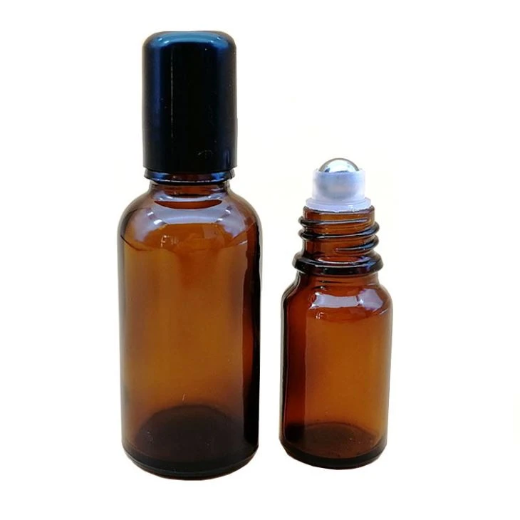 Rollo de vidrio en botellas para aceites esenciales