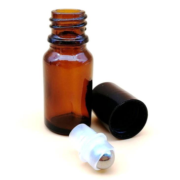 Glass roll on bottles for essential oils