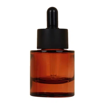 Botella de cristal circular explosiva del perfume 30ml del color ámbar de la plataforma de los nuevos productos con MOQ bajo